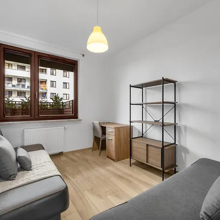 Daire Wola - Parking, Workspace, Terrace - By Rentujemy